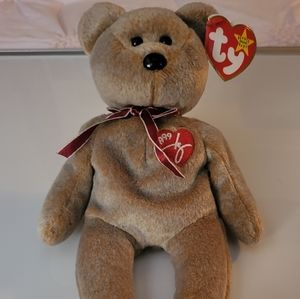Ty Beanie Baby Bear 1999 Signature